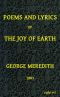 [Gutenberg 63672] • Poems and Lyrics of the Joy of Earth